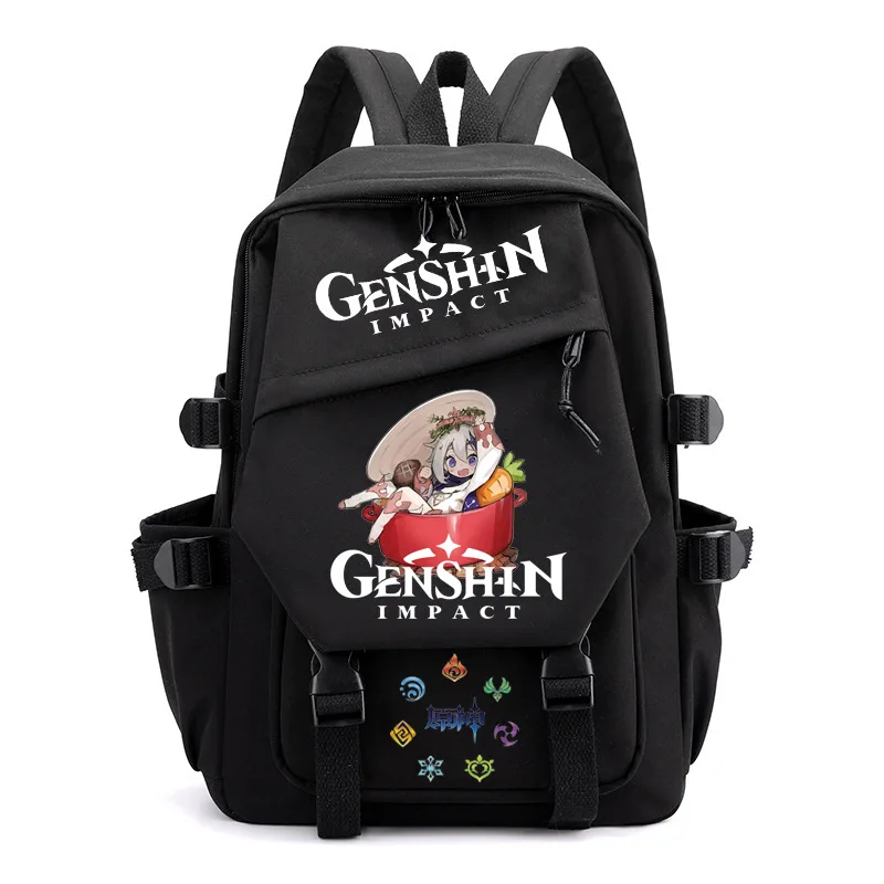 

Genshin Impact Students School Bag Backpack Teens Children Boys Girls Anime Cartoon Cosplay Schoolbag Collage Youth Laptop Bag