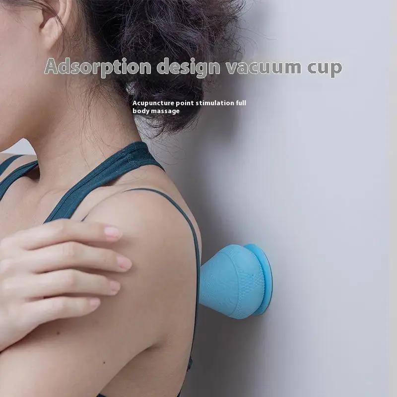 Multi-Function Wall-mounted Fascia Cone Suction Cup Wall Massager For Back Muscle Relaxation Arm Foot Massager Trigger Point