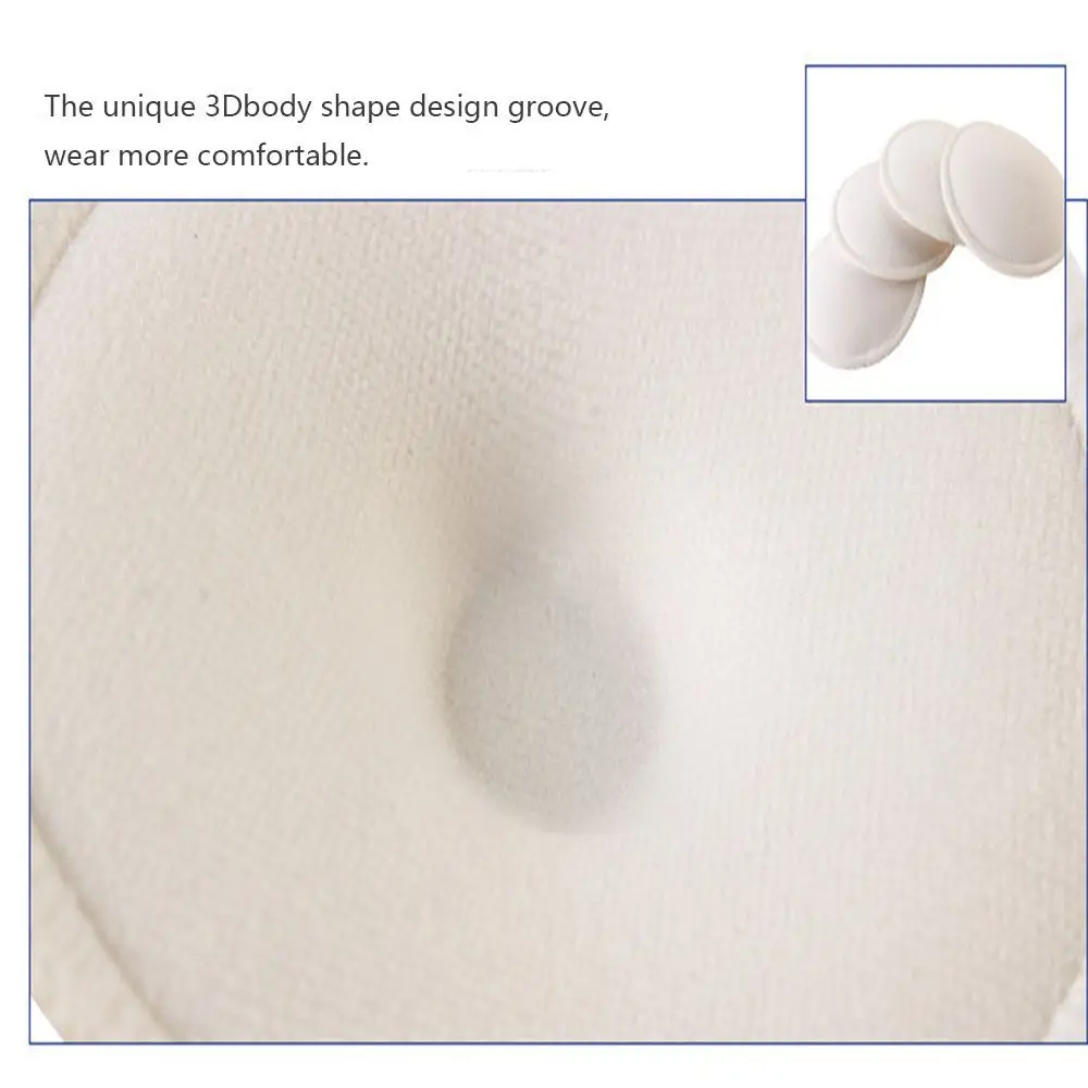 แผ่นซับน้ำนมสำหรับให้นมบุตร 4 ชิ้น ป้องกันการรั่วซึม สำหรับคุณแม่