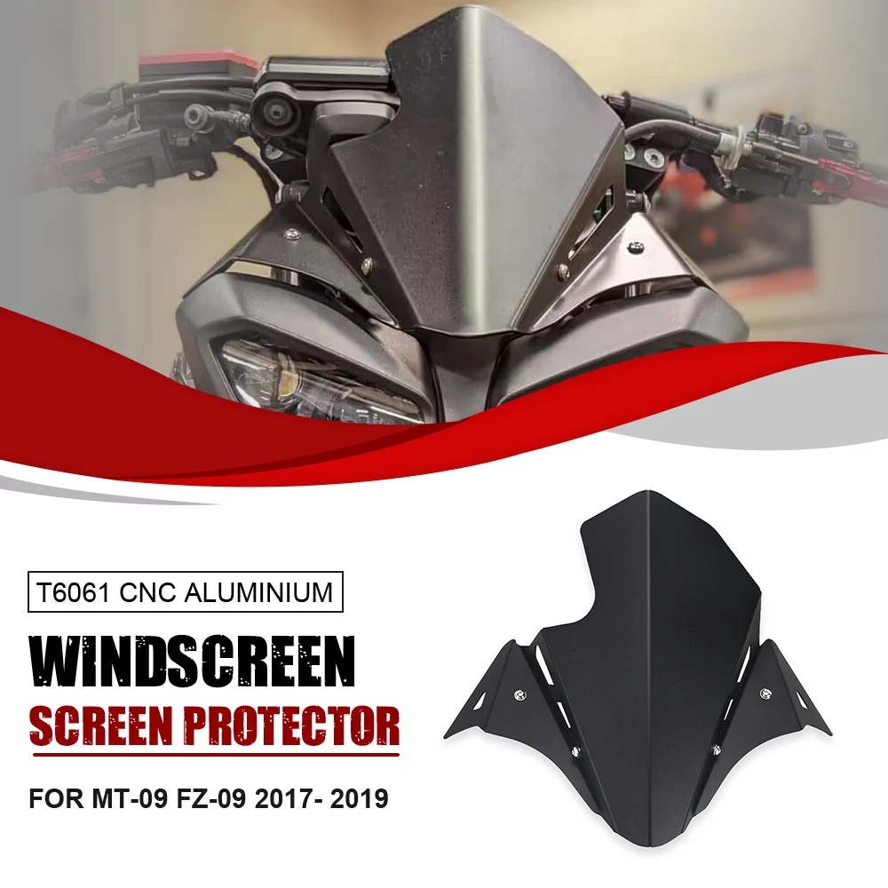 

FOR Yamaha MT-09 / MT09 2017-2020 Windshield Screen Visor Windscreen Fairing Wind Deflector Protector Wind Screen AccessoriesKit