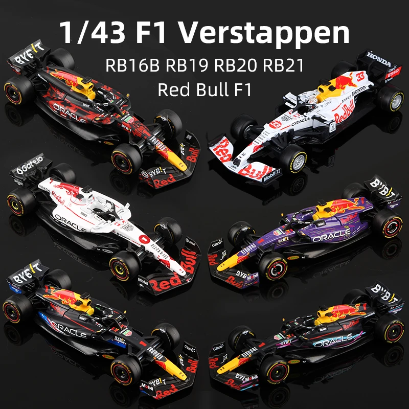 Модель-автомобиля-bburago-1-43-Ферстаппен-f1-сплав-red-bull-racing-rb16b-rb19-rb20-rb21-статическая-литая-игрушка