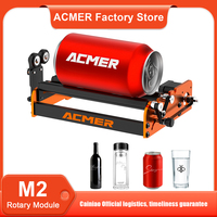 ACMER M2 Laser Engraver Rotary Roller Module Y-axis 360° Rotating for Laser cutter Engraving Cylindrical Object Wine Glass Cans