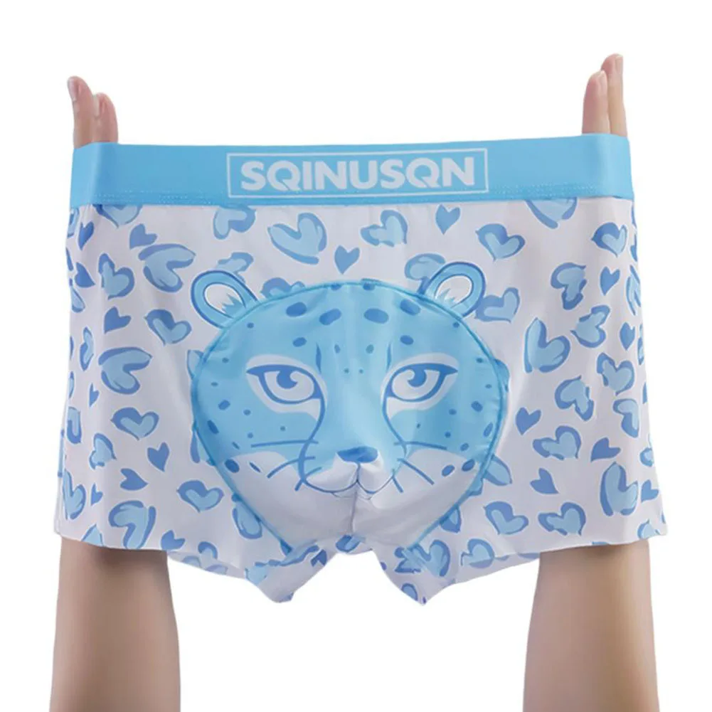 

Men\\\\\\'s Thin Breathable Underpants with Soft Ice Silk Fabric Boxers Briefs and Supportive Pouch for All Day Wear