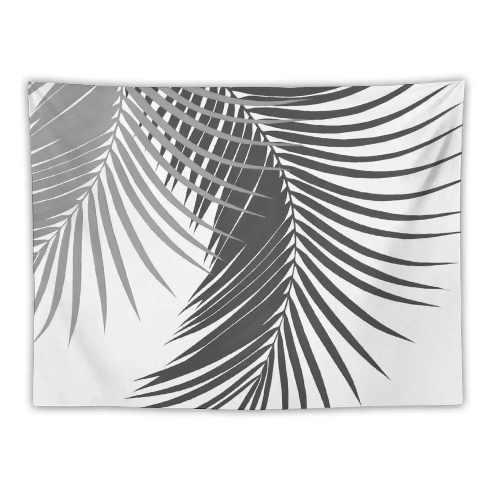 

Palm Leaves Soft & Dark Gray Vibes #1 #tropical #decor #art Tapestry Outdoor Decor Outdoor Decoration Tapestry