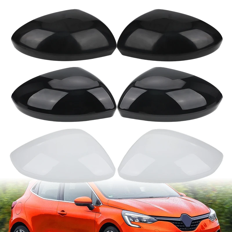 

Rearview Mirror Cover Side View Cap For Renault Clio MK5 2019 2020 2021 2022 2023 2024 2025 Door Wing Mirror Cover Accessories