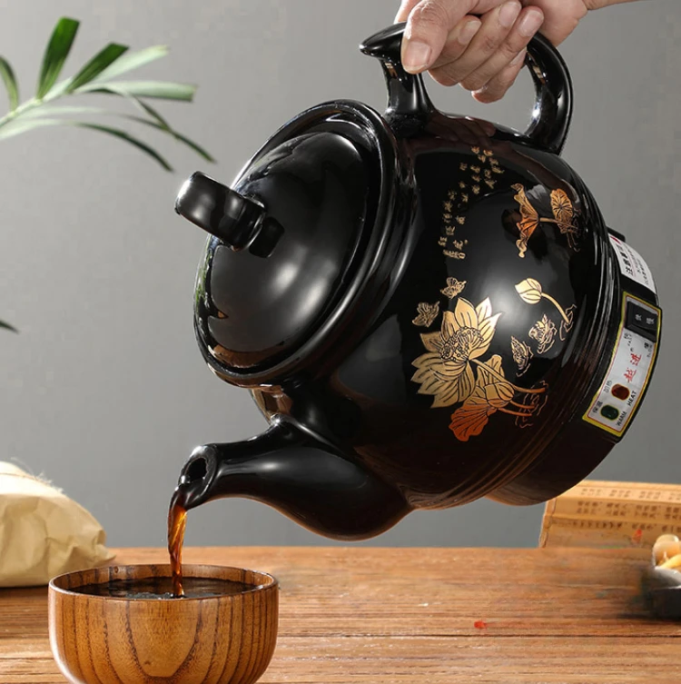 

Automatic Decocting Pot Chinese Medicine Electric Frying Pot Household Ceramic Plug-in Traditional Chinese Medicine Stewing Jar