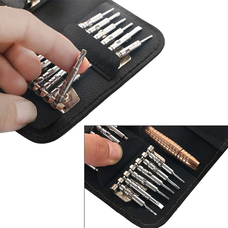 25 in 1 Set di cacciaviti di precisione Kit di strumenti di riparazione per telefono portatile strumento manuale per PC