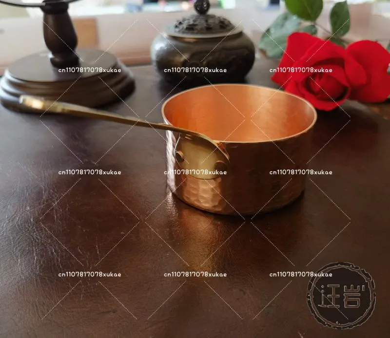 Copper Sauce Pot Soufflé Baking Mould Western Sauce Cooking Steak Sauce Butter Chocolate