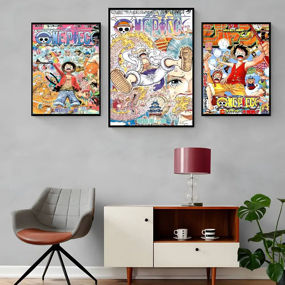 1 قطعة أنيمي O-One P-Piece (11).jpg ملصق جودة عالية طباعة مقاوم للماء جدار الفن ملصق لشريط غرفة المعيشة ديكور هدية #4