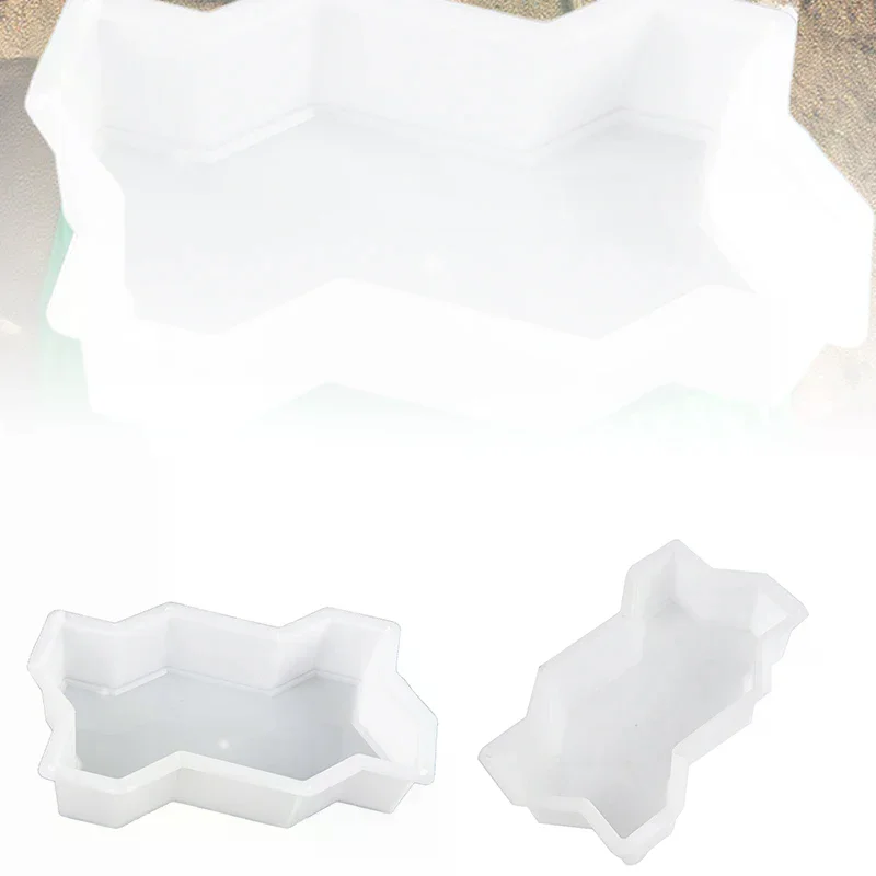 Garden Pavement Mold Road Path Paving Brick Mould 1pc Plastic DIY Path Maker Concrete Molds