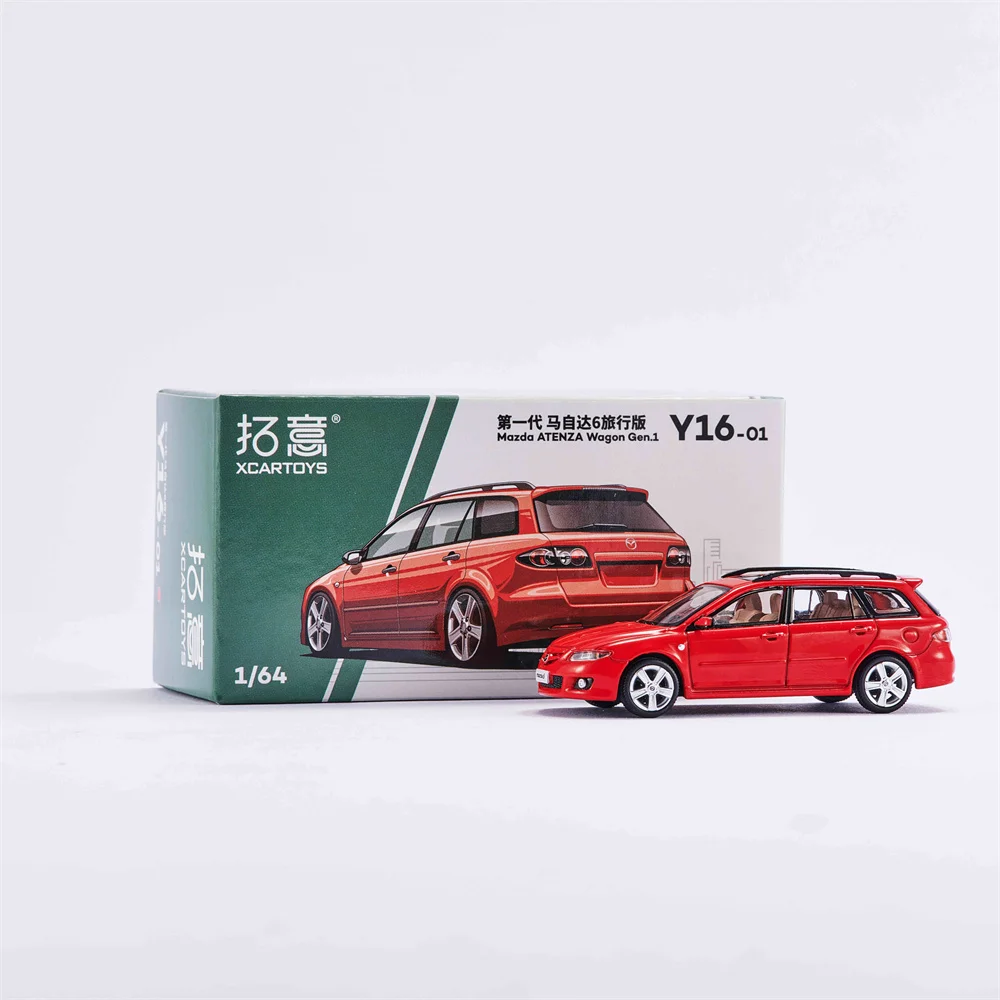 

Коллекция 1/64 года, Xcartoys Mazda6 первого поколения, путешествия, винтажные литые игрушки, Классическая модель автомобиля, автомобиль для подростков, подарки для взрослых