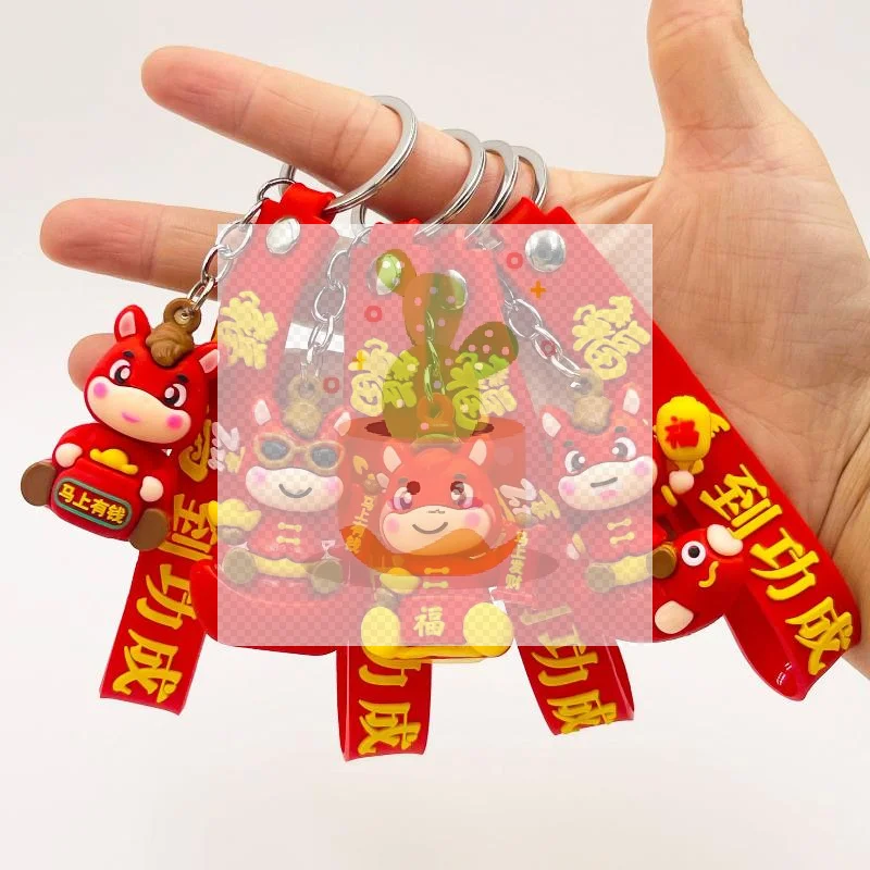 Креативный-мультяшный-брелок-с-изображением-лошади-2026-года-милый-брелок-для-ключей-со-знаком-зодиака-пони-сумка-подвеска-аксессуары-для-ключей-от-автомобиля-украшение-для-рюкзака