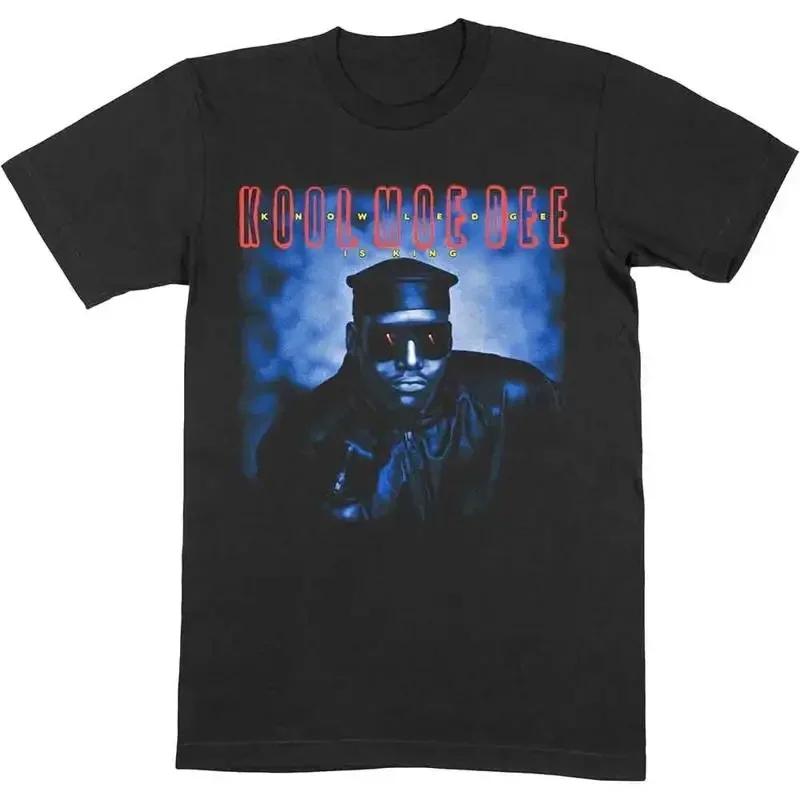 Kool Moe Dee Knowledge Is King T-shirt noir neuf
