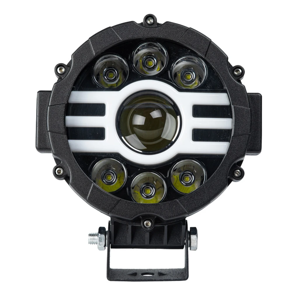 Car 60W 7 Inch White DRL LED Work Light Spotlight Off-Road Headlight Projector Driving Fog Light Truck SUV ATV 4X4 Accessories