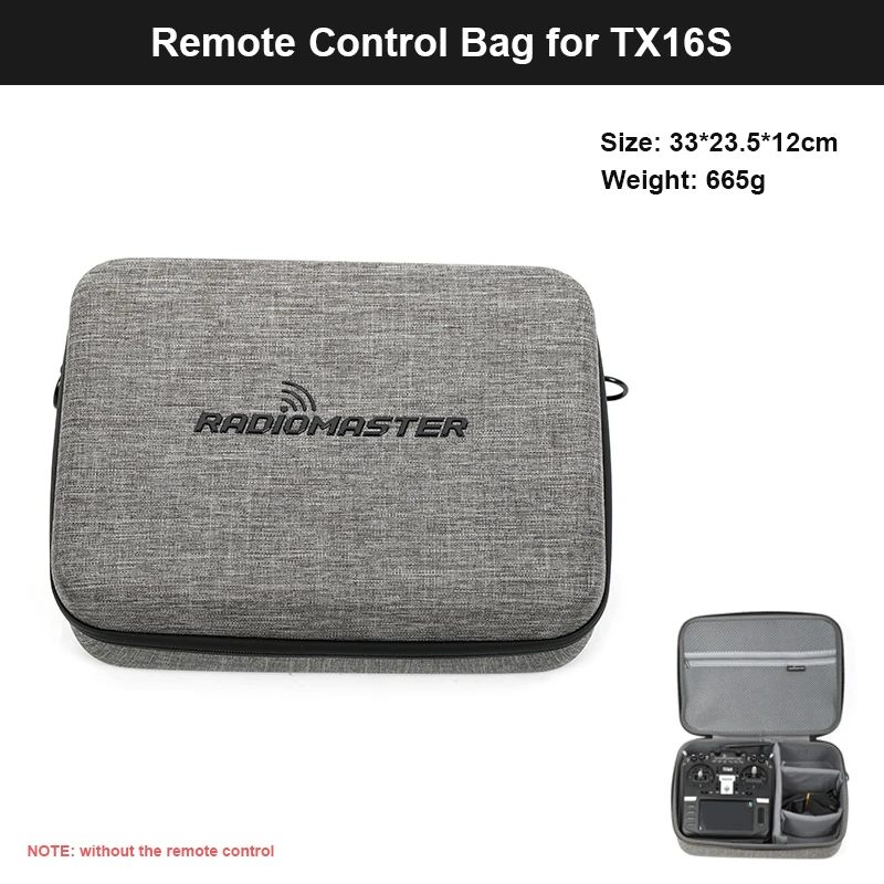 Radiomaster Remote Control Professional Storage Bag Carrying Suitcase Case Hand Bag Box for Radiomaster TX12 TX16S
