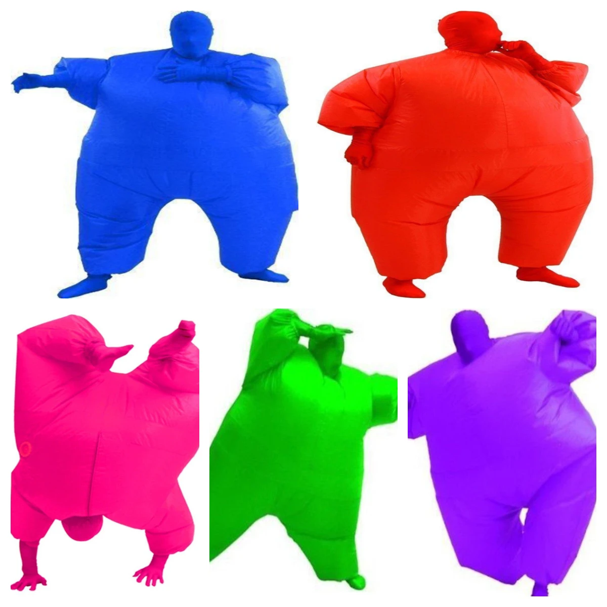 

Adult Chub Suit Inflatable Blow Up Color Full Body Jumpsuit Costume Cosplay Halloween Carnival Party Fancy Dress Up Clothes