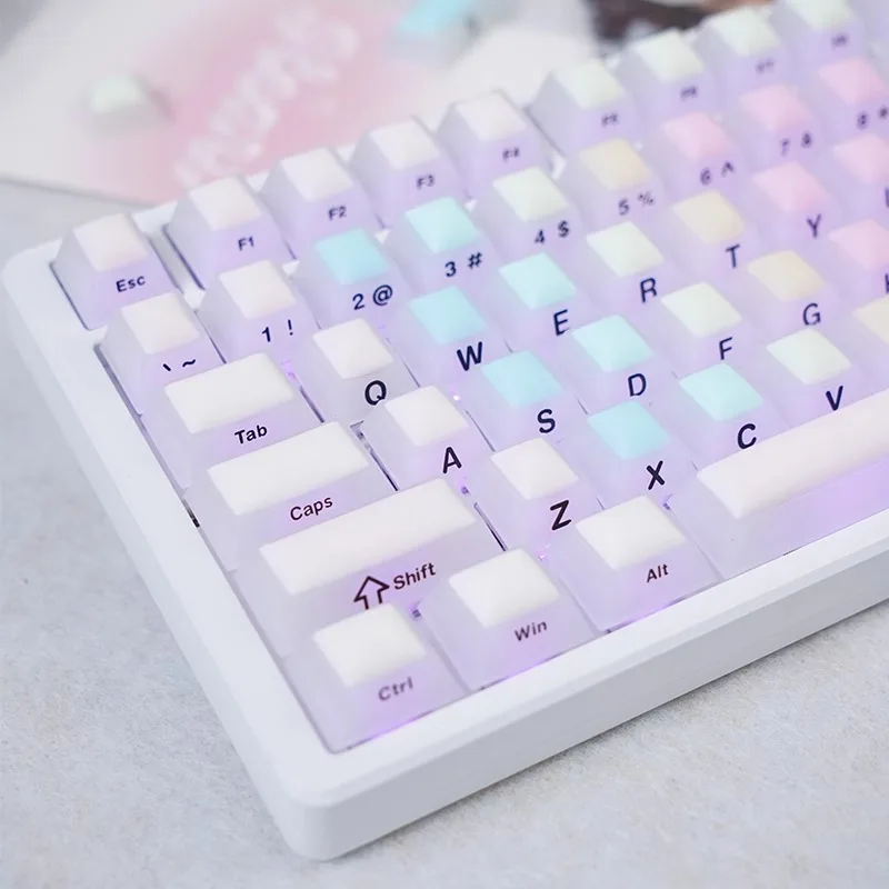 

Point keycap eSports Gaming Dedicated for custom Mechanical keyboard Gummy Side Printed keycaps