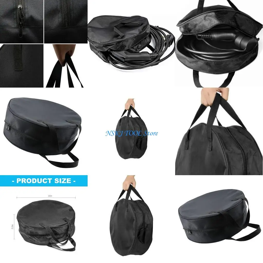 Estuche almacenamiento ligero L8RC para cable extensión cable carga vehículo eléctrico