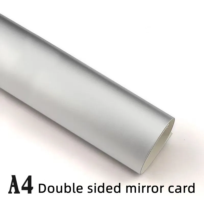 25 Sheets A4 Size 300Gsm Double Sided Metallic Cardstock Mirror Card Paper For Art Crafts Paperboard