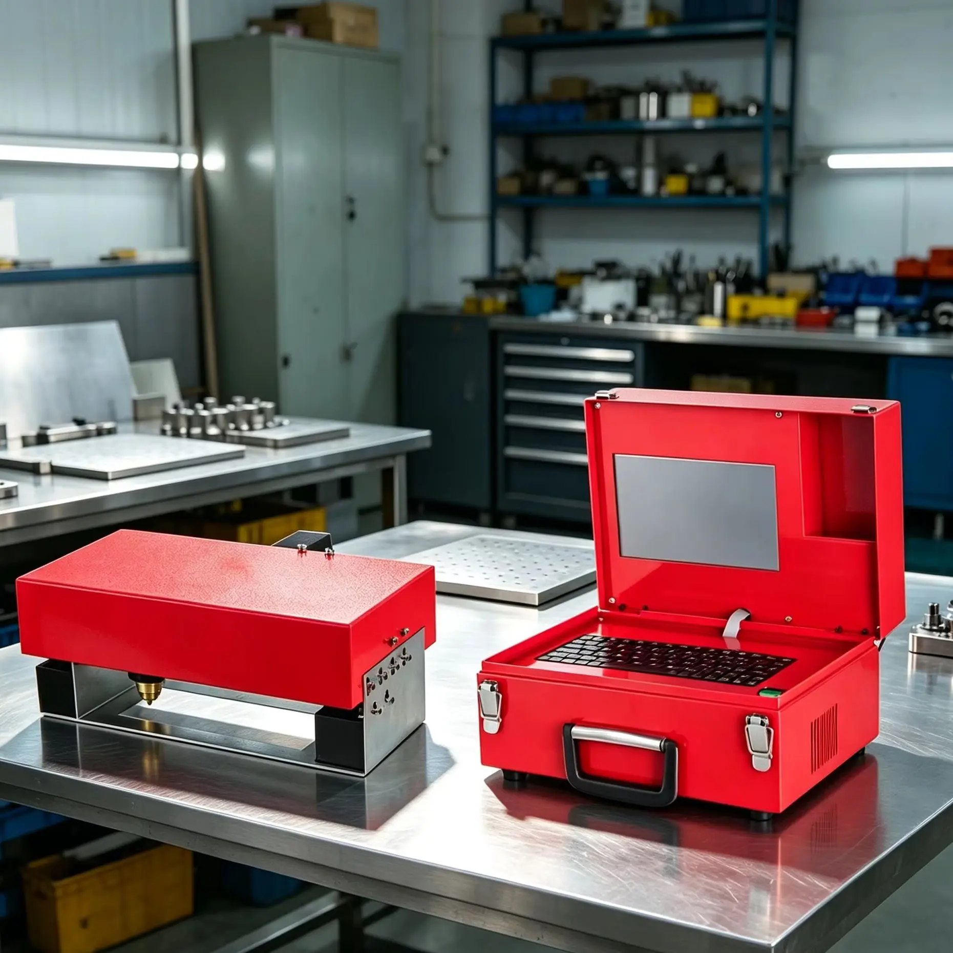 Portable Pneumatic  Marking Machine Metal Engraver For Nameplate Chassis Number 220V 110V