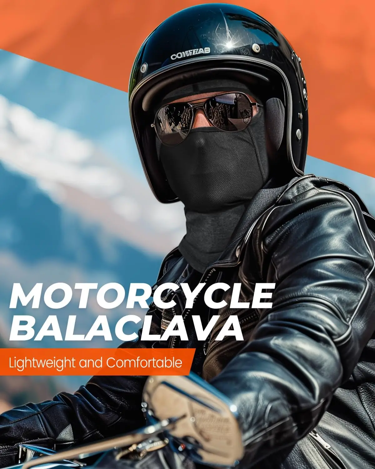 หน้ากากสกีบาลาคลาวาฤดูหนาวสำหรับผู้ชายผู้หญิงขนแกะกันลมใบหน้าสำหรับสภาพอากาศหนาวเย็นขี่รถจักรยานยนต์เล่นสกีสโนว์บอร์ด