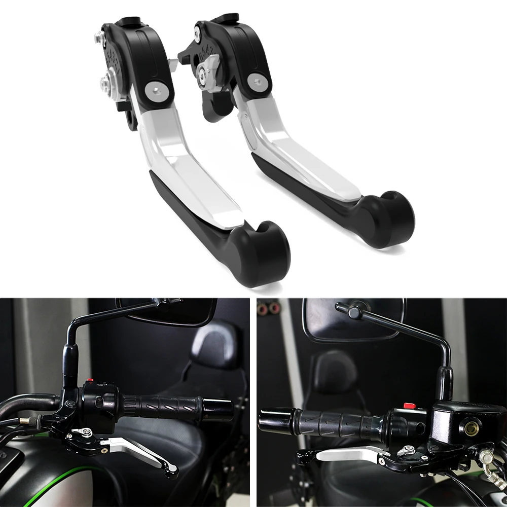 Motorcycle Brake Clutch Levers Fit For Kawasaki Z900RS Cafe/Performance Z900RS/Performance ZX-6R Adjustable Foldable Extendable