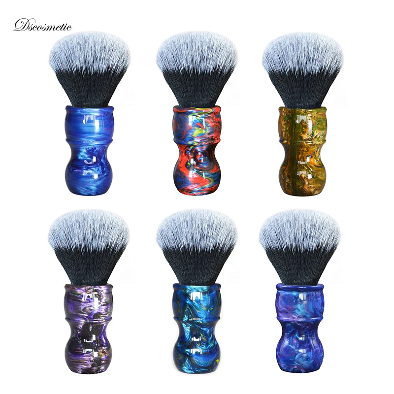 DiShi 26mm Galaxy Shaving Brush Tuxedo Synthetic Hair Knot For Man Shave  Brush