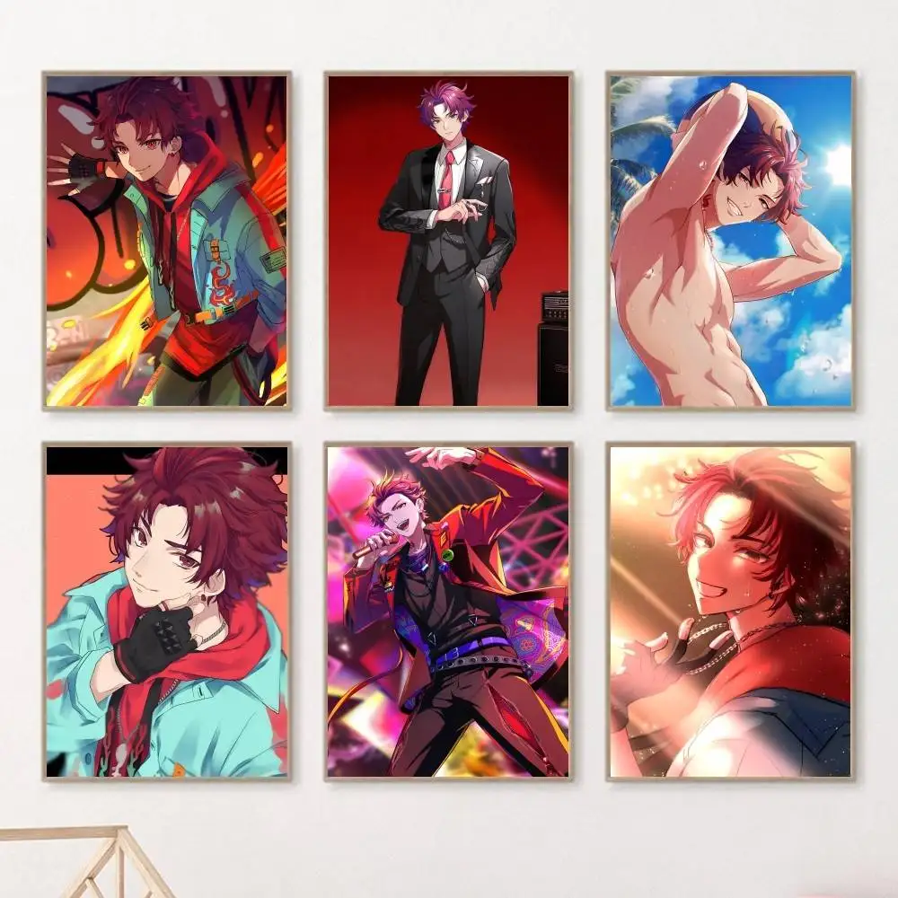 Anime Game P-Paradox Live Allen Sugasano Posters HD Print Vintage Wall Art Decor for Home Study Room