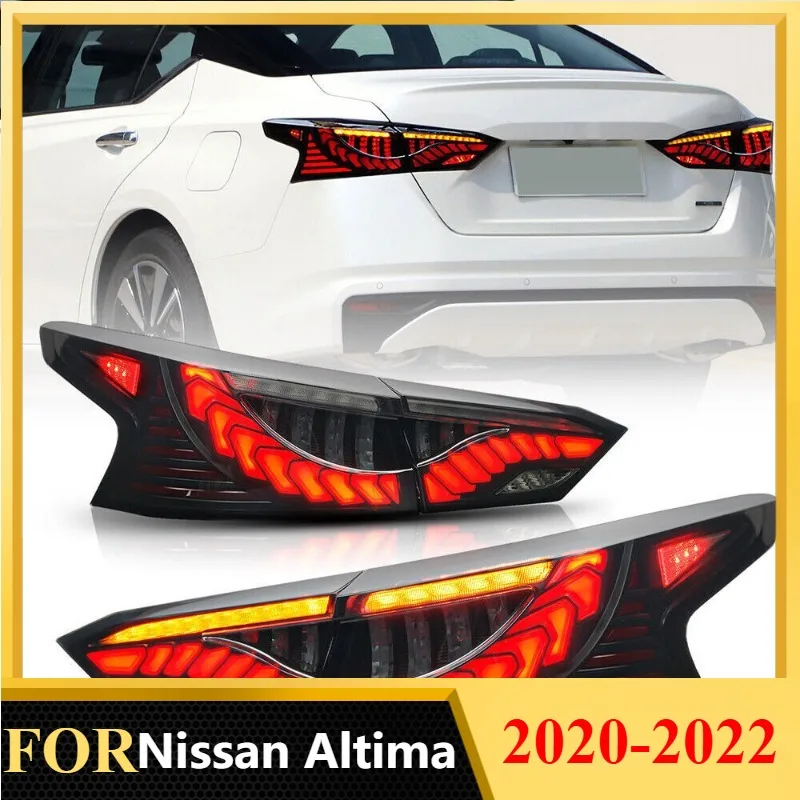 New Arrivals LED Tail Lights For Nissan Altima 2020-2022 Animation Turn Signal Rear Lamps Assembly Pair Left + Right