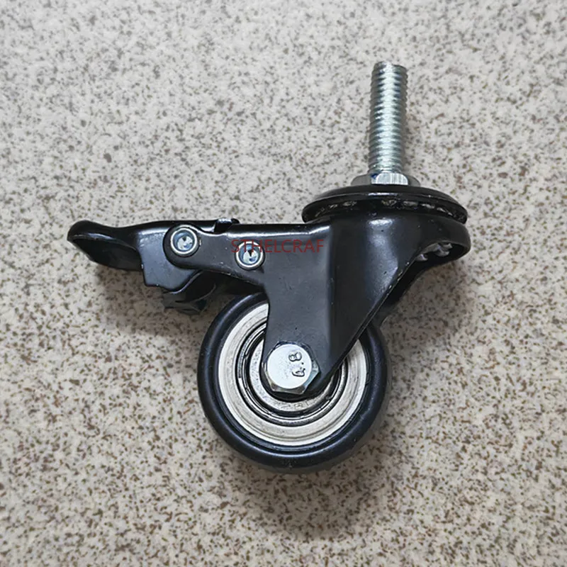 4PCS Heavy-duty Mute Wheel Office Chair Caster Wheels Replacement 60KG Casters Rubber Roller Furniture Wheel Hardware