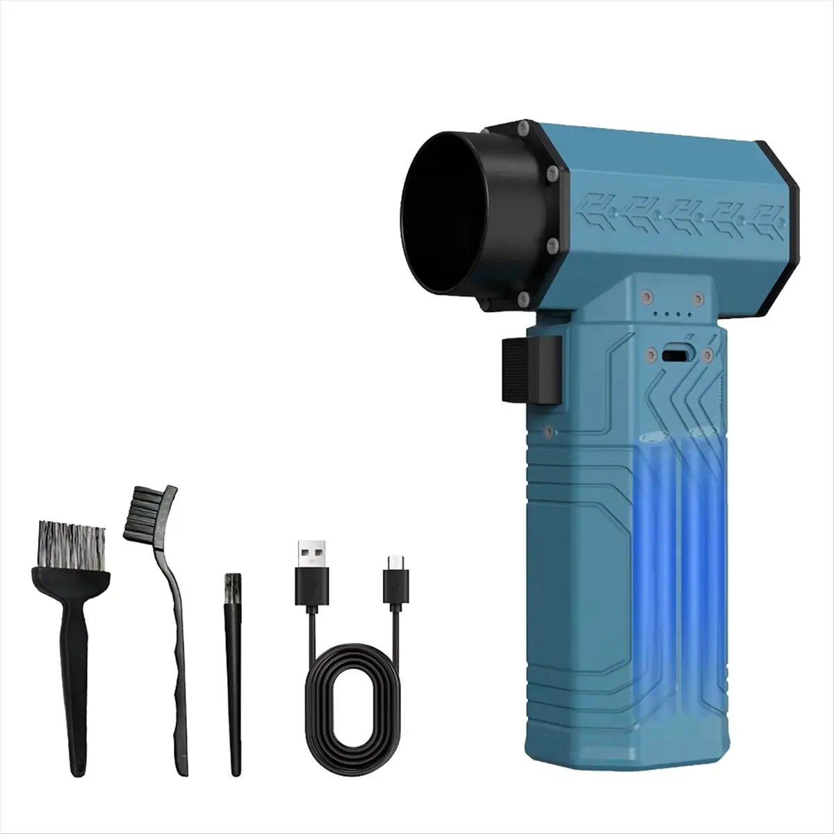 A50U Turbo Jet Fan Portable Fan Powerful Air Blower Outdoor Camping BBQ Blower Jet Turbo Blower Keyboard Cleaning Tools