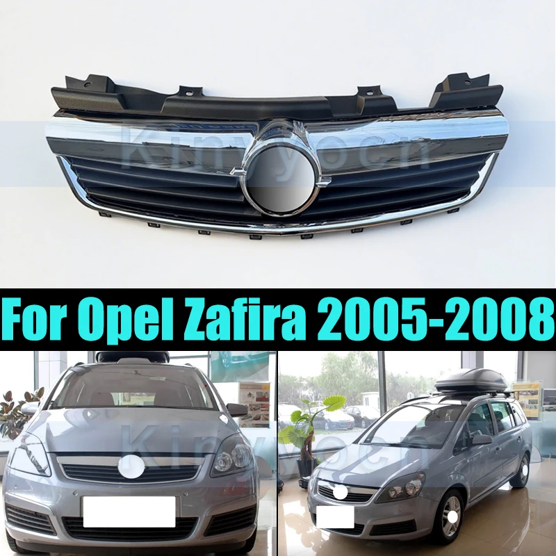 

Front Bumper Grille Radiator Mesh Grills For Opel Zafira 2005-2008 Car Grille Front Bumper Mesh Grill Car Accessories