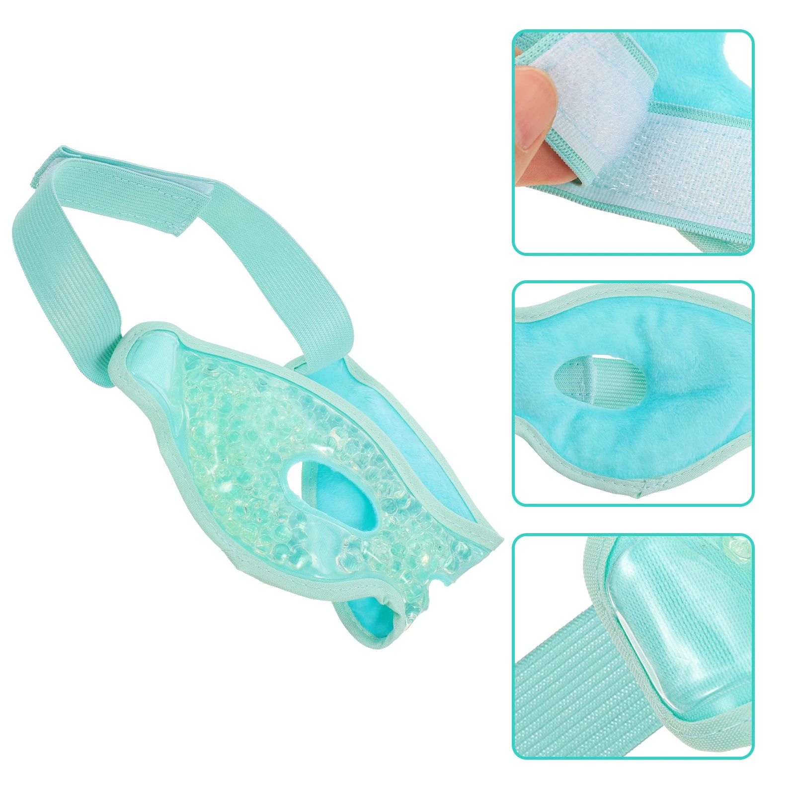

Gel Cooling Cold Compress Cover Massaging Ice Face For Beauty Care Sleeping Mask Ice Gel Cover For Eye Fatigue Relief