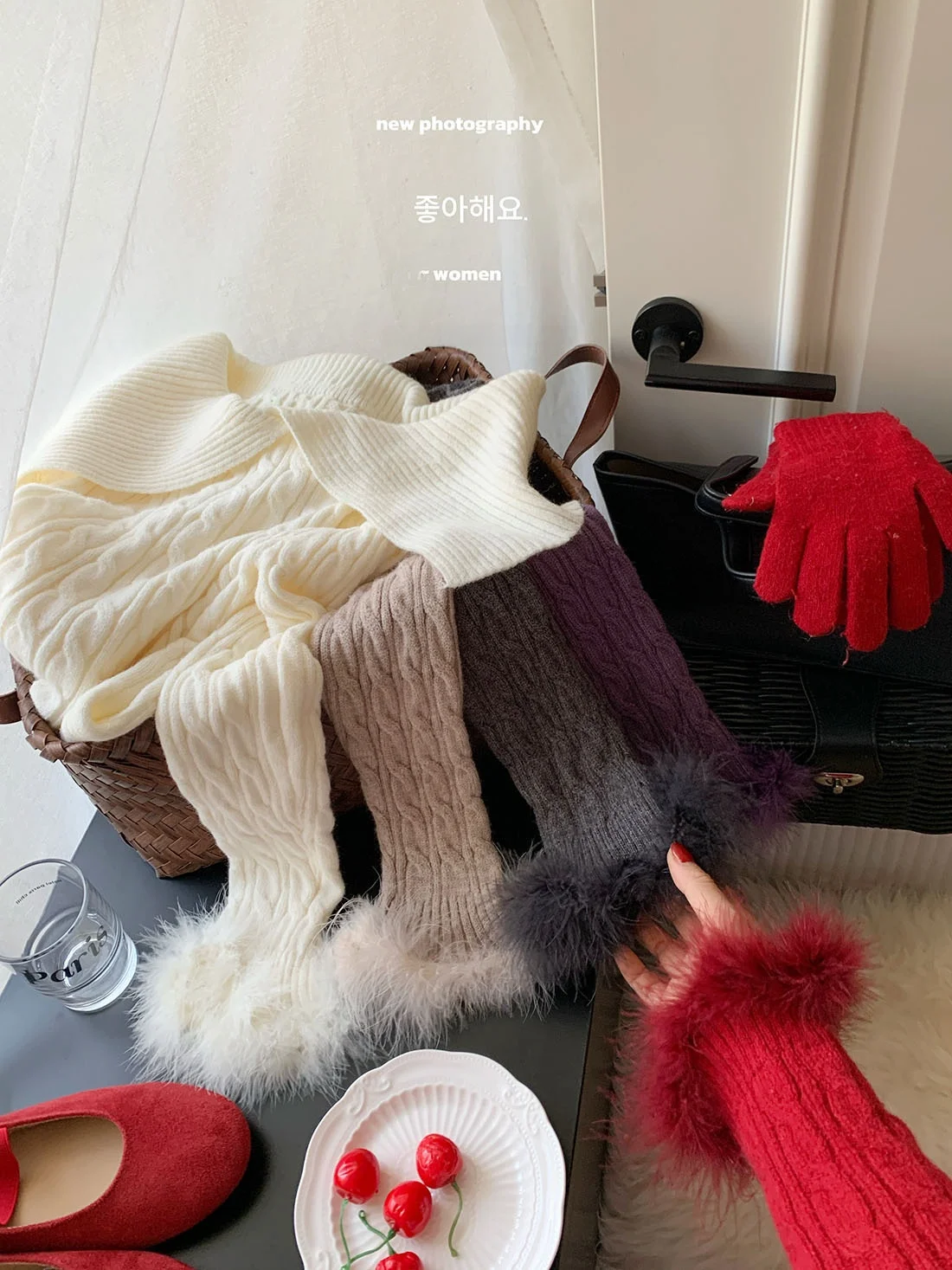 

Retro Twist Knit Long Sve One oulder Flip Collar Women's Winter Slim Fit Slimming Top Soft Warm Faionable Color