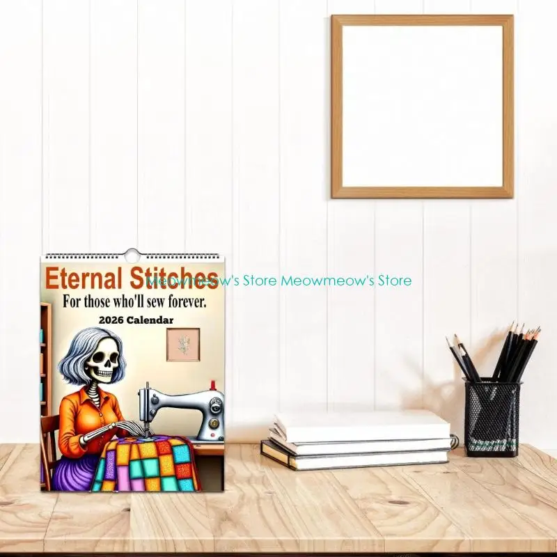 

W91A 2026 Creative Calendar Art Paper Printing Wall Hanging Calendar