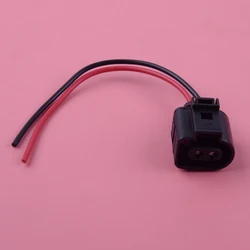 1Pc 2pin Fog Light Lamp Plug Pigtail Cable Connector Adapter Wiring 1J0973722 Fit for Audi A6 S6 VW Jetta Golf GTI MK4