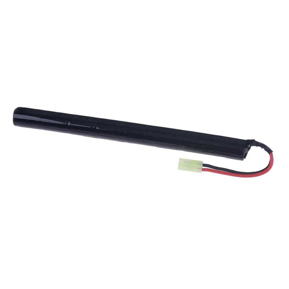 2/3A 9.6V 1600mAh Stick NIMH Airsoft Guns Akumulator Mini Tamiya Złącze i ładowarka USB do AK47, MP5K, RPK, PKM, G36C, MC51