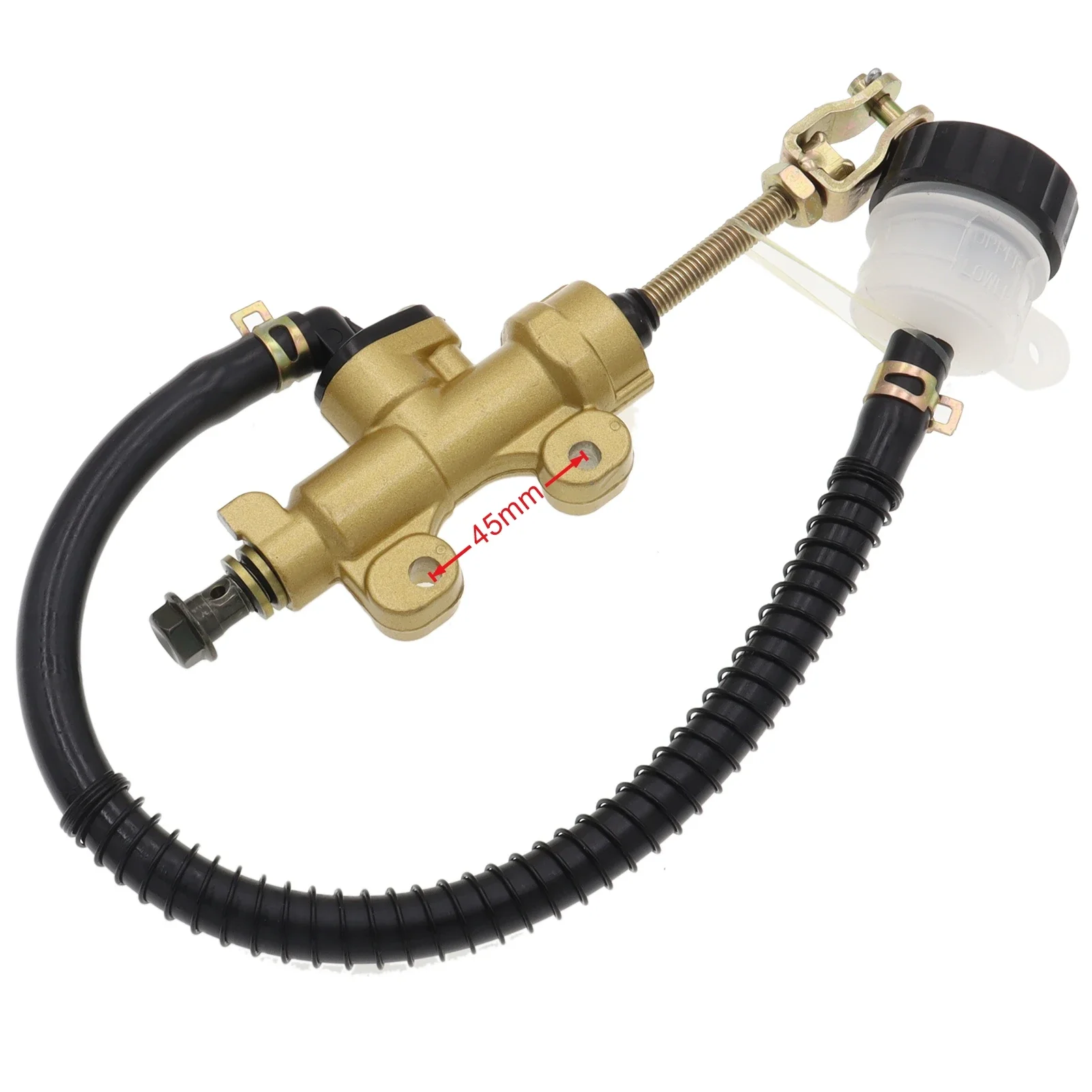 Unvirsal Gold Motorcycle Dirt Pit Bike ATV Rear Brake Hydraulic Master Oil Cylinder