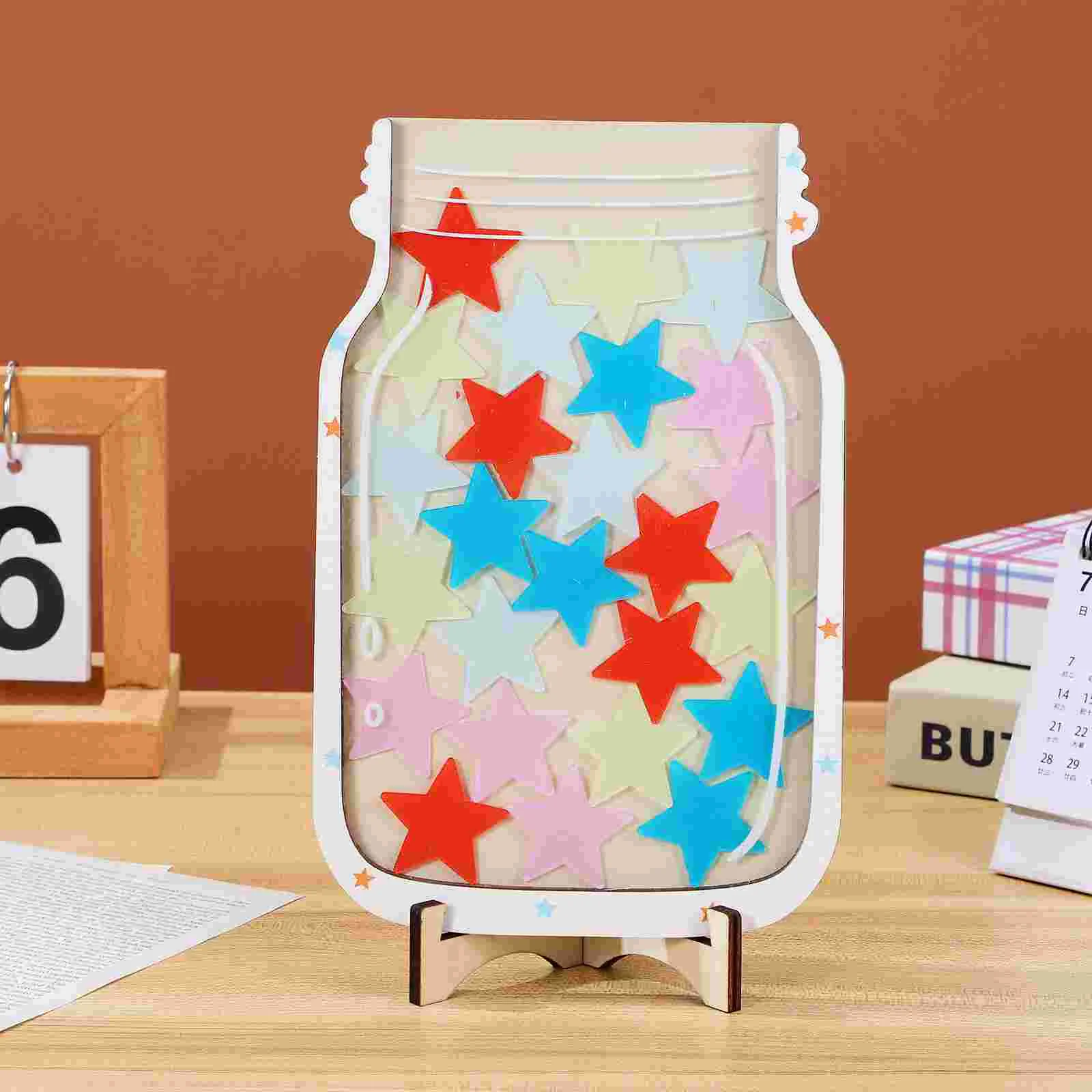 Bonus Jar Points Rewards Mason Jars Star Award Table Magnetic Force Classroom Kids Boxwood Training Student System