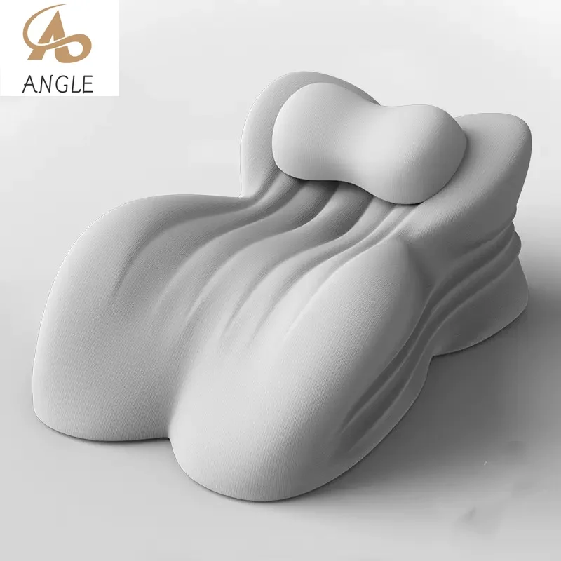 

Эргономичная подушка для двоих – толстая полукруглая спинка из пены с эффектом памяти + поддержка бедер для максимального комфорта на диване и подголовнике