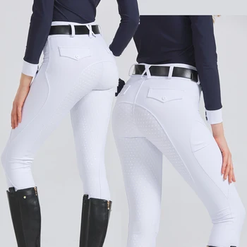 กางเกงขี่ม้ามืออาชีพซิลิโคนกันลื่นแห้งเร็วกางเกงกีฬาปั่นจักร...