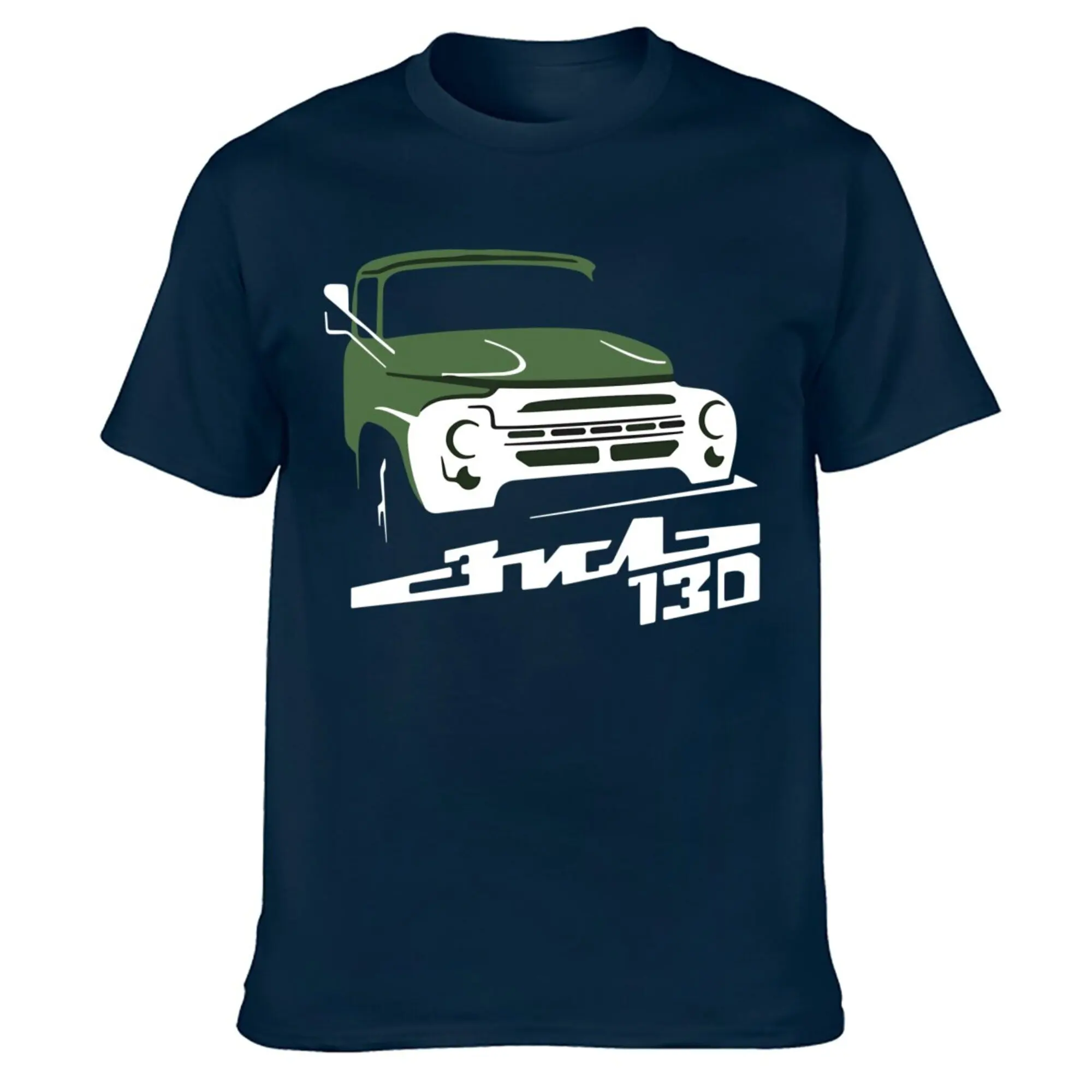 T-Shirt for Zil 130 Ussr Retro Truck Fans Fashion Top tee T Shirt Short Sleeve Cotton Men\'s Crew Neck Printed Tee