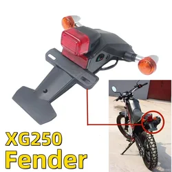 For Yamaha XG250 XG 250 Tricker Rear Fender Mudguard License Plate Taillight Holder Turn Signals