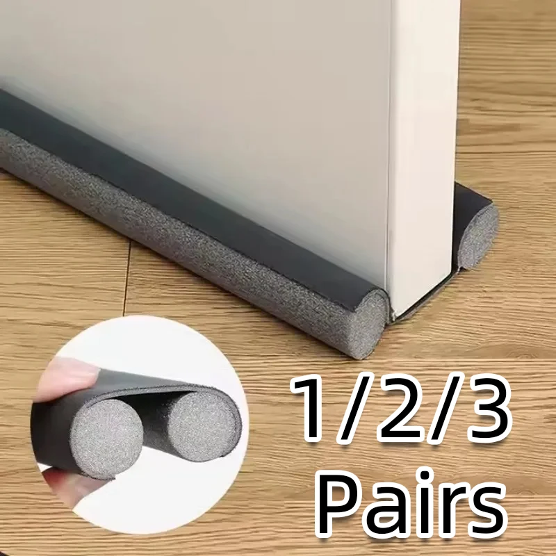 

Уплотнитель под дверь с кожаной отделкой, шумопоглотитель для нижней части двери, заглушка для зазоров, подходит для внутренних дверей.