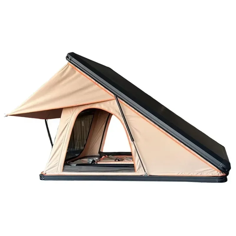 Wholesale Thickened Rainproof Triangle Aluminum Alloy Sunshade Roof Tent Manufacturer Direct for Outdoor Camping RV Use