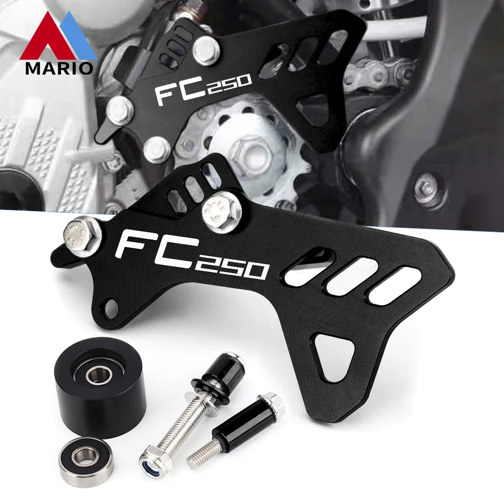 Front Sprocket Cover Engine Chain Belt Protector Sensor Guard For HUS FX350 FC250 FE350 FE250 FC350 FC FE FX 250 350 2021