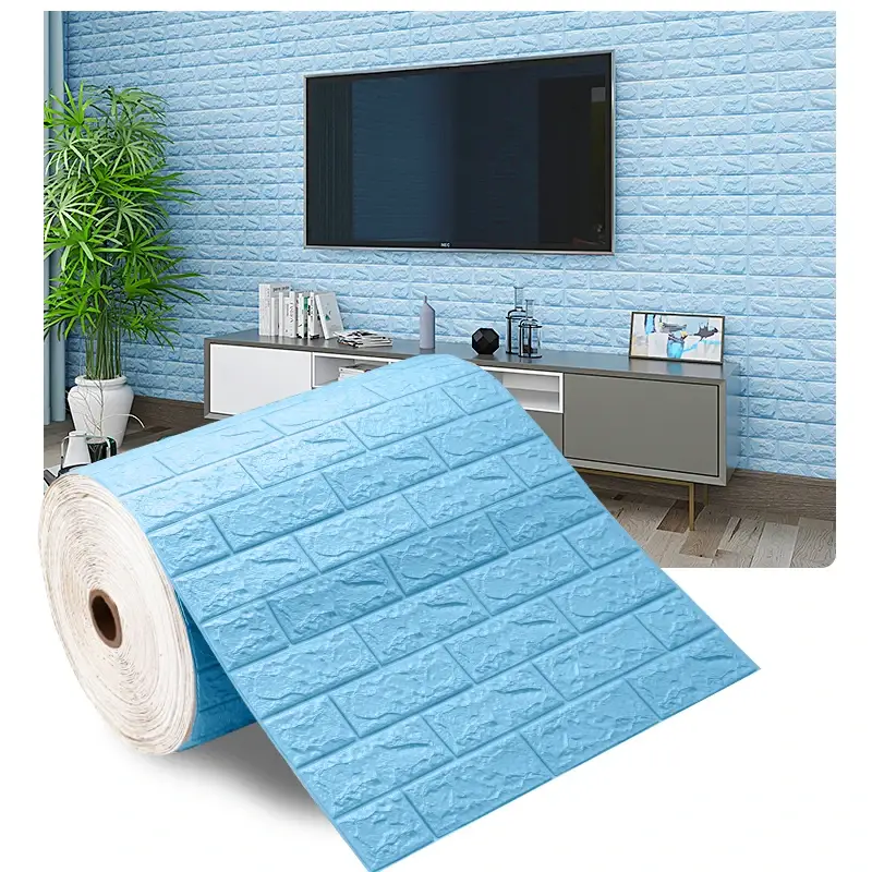 3D Foam Brick Wall Panels Stickers Self Adhesive Waterproof Living Room Wallpaper Wall Decal Home Decor Wallcovering TV Backdrop - Image 11