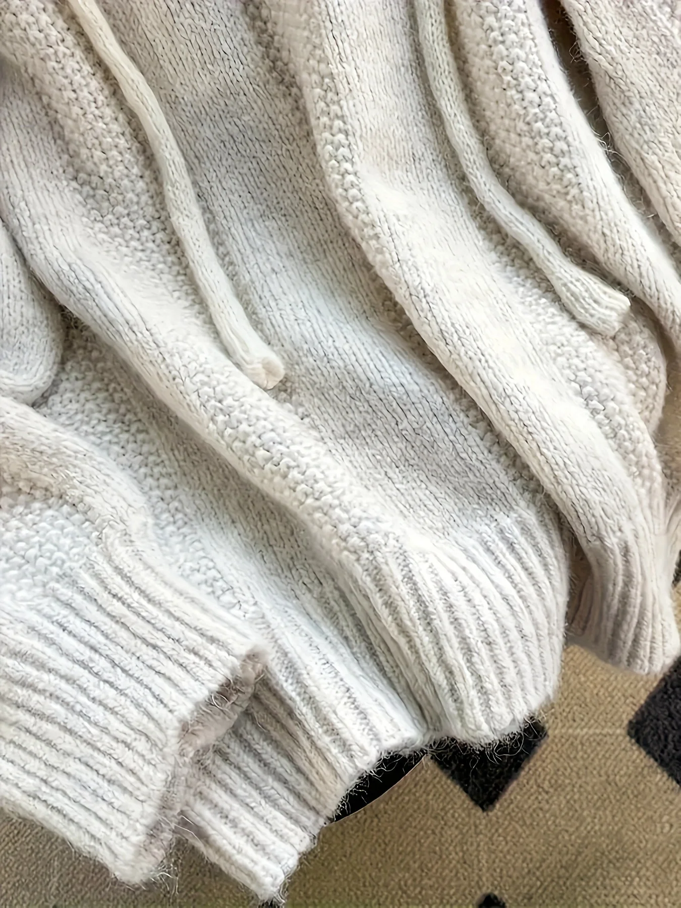 سترة نسائية كاجوال بأكمام طويلة - سترة بقلنسوة عصرية للخريف/الشتاء مع رباط، لون خالص، بوليستر 100%، Comf