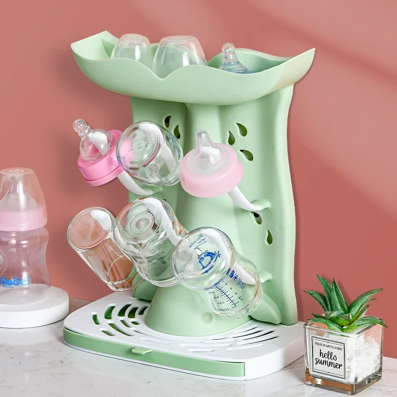 Baby Bottle Drain Rack Drying Rack Bottle Drying Filter Stand Baby Bottle Box Storage Box Storage Rack