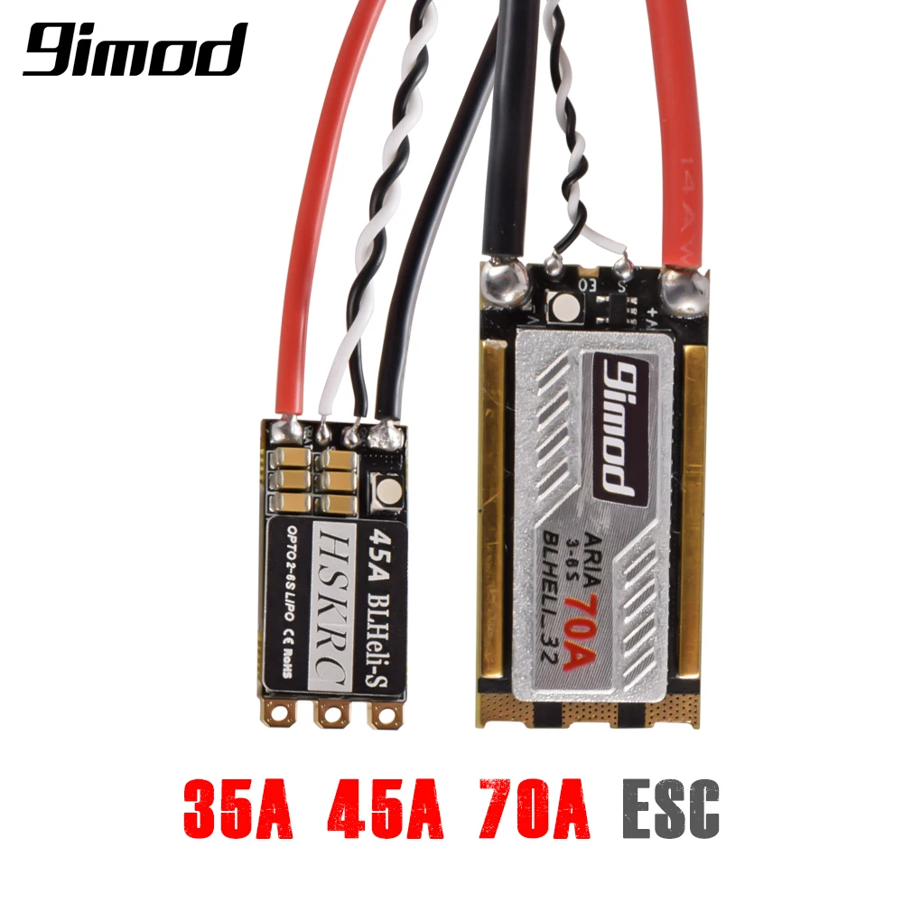 9IMOD 35A/45A/70A Brushless ESC BLHeli_32 BLHeli_S 2-6S Lipo Electronic Speed Controller for RC FPV Racing Drone Quadcopter